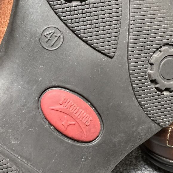 Pikolinos Lace Up Shoes Mens 41 / US 8 Brown Leather Comfort Oxford - Picture 8 of 10